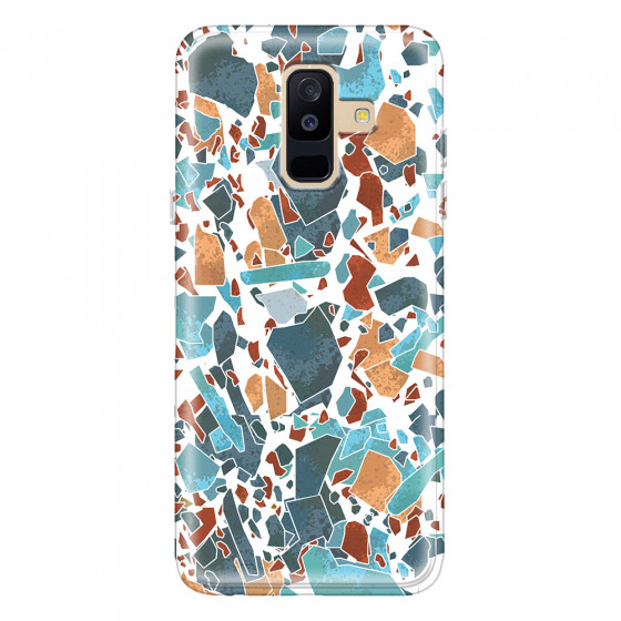 SAMSUNG - Galaxy A6 Plus - Soft Clear Case - Terrazzo Design IV
