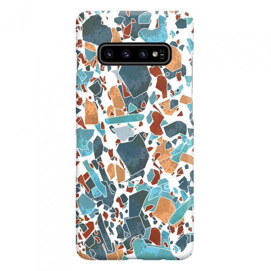 SAMSUNG - Galaxy S10 - 3D Snap Case - Terrazzo Design IV