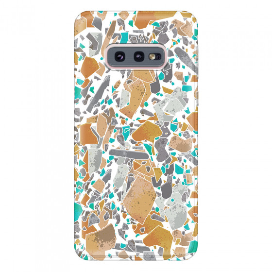 SAMSUNG - Galaxy S10e - Soft Clear Case - Terrazzo Design III