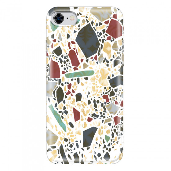 APPLE - iPhone 8 - Soft Clear Case - Terrazzo Design IX