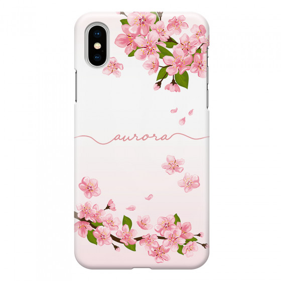 APPLE - iPhone XS - 3D Snap Case - Sakura Handwritten