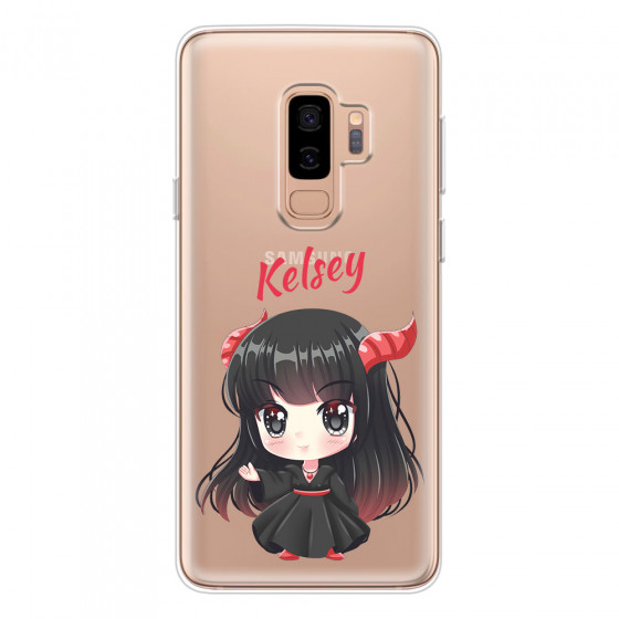 SAMSUNG - Galaxy S9 Plus - Soft Clear Case - Chibi Kelsey
