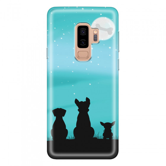 SAMSUNG - Galaxy S9 Plus - Soft Clear Case - Dog's Desire Blue Sky
