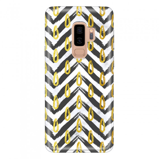 SAMSUNG - Galaxy S9 Plus - Soft Clear Case - Exotic Waves