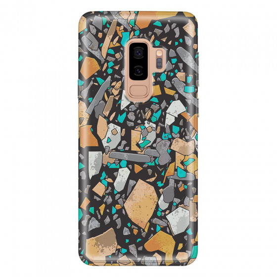 SAMSUNG - Galaxy S9 Plus - Soft Clear Case - Terrazzo Design VII