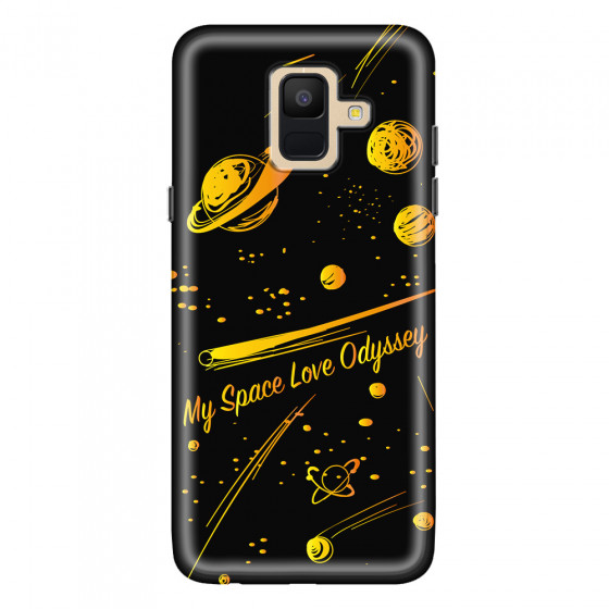 SAMSUNG - Galaxy A6 - Soft Clear Case - Dark Space Odyssey