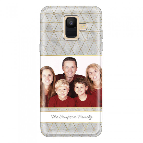 SAMSUNG - Galaxy A6 - Soft Clear Case - Happy Family
