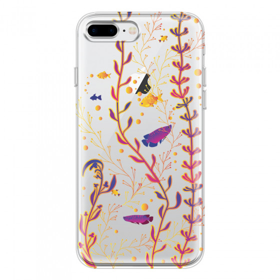 APPLE - iPhone 8 Plus - Soft Clear Case - Clear Underwater World
