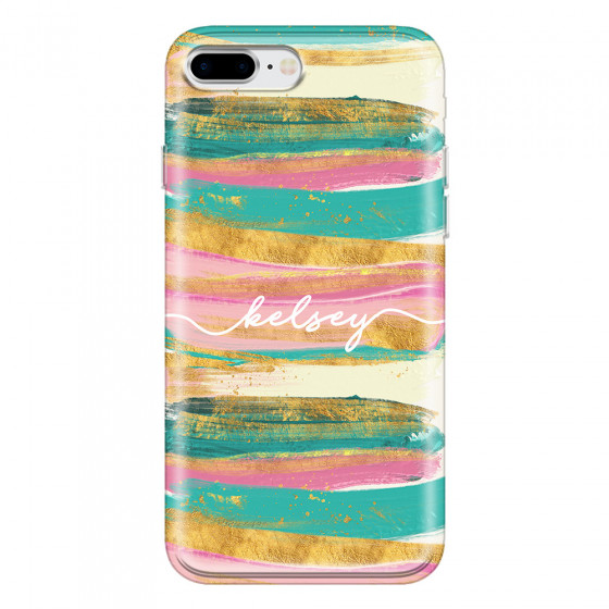 APPLE - iPhone 8 Plus - Soft Clear Case - Pastel Palette