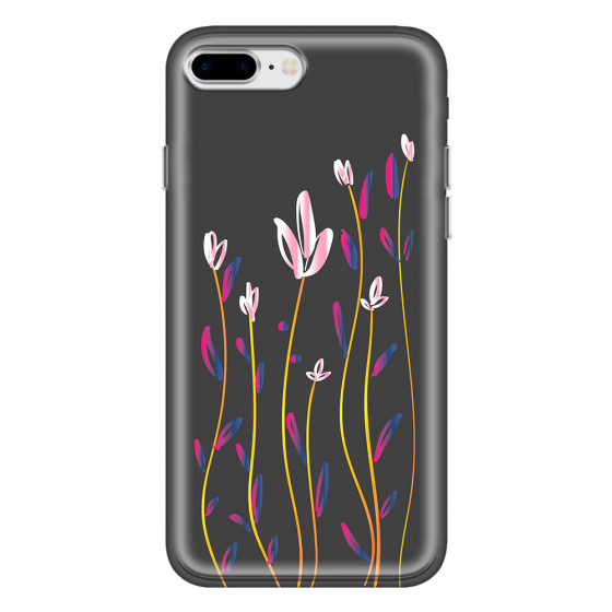 APPLE - iPhone 8 Plus - Soft Clear Case - Pink Tulips