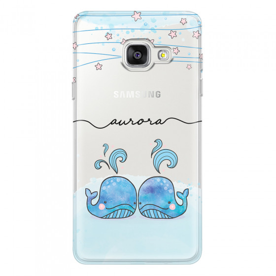 SAMSUNG - Galaxy A5 2017 - Soft Clear Case - Little Whales