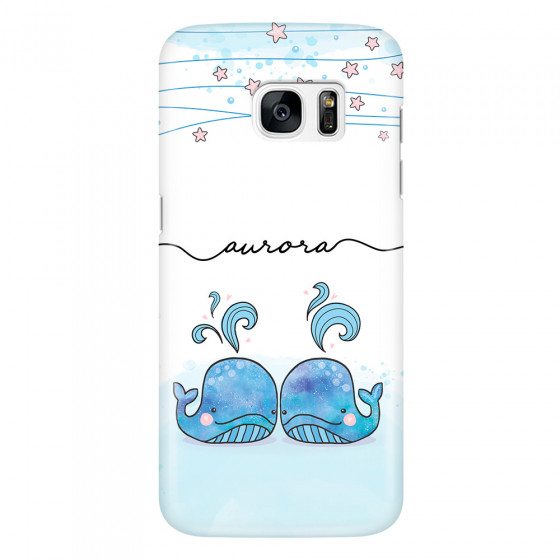 SAMSUNG - Galaxy S7 Edge - 3D Snap Case - Little Whales