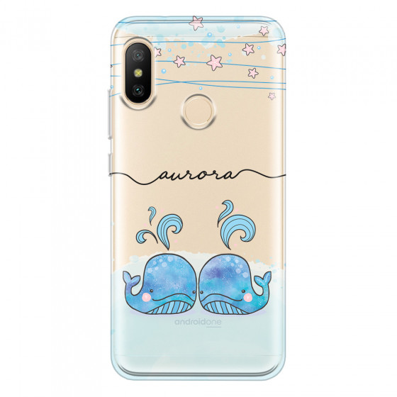 XIAOMI - Mi A2 - Soft Clear Case - Little Whales