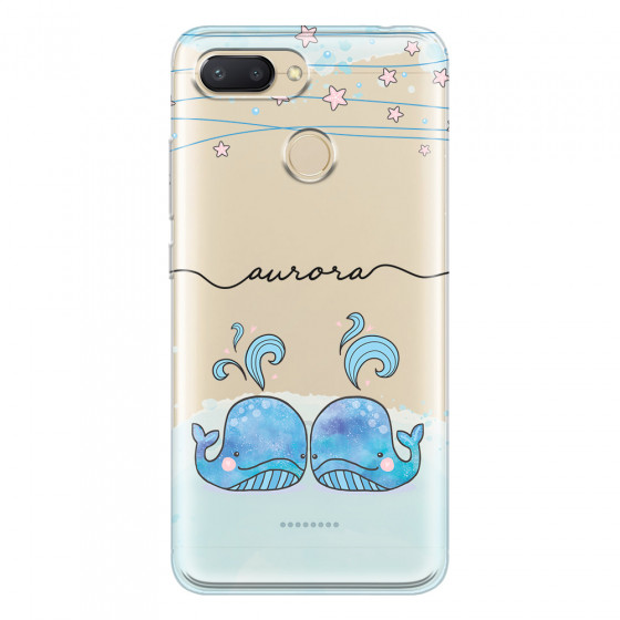 XIAOMI - Redmi 6 - Soft Clear Case - Little Whales