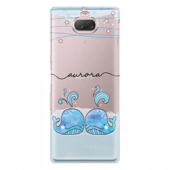 SONY - Sony 10 Plus - Soft Clear Case - Little Whales