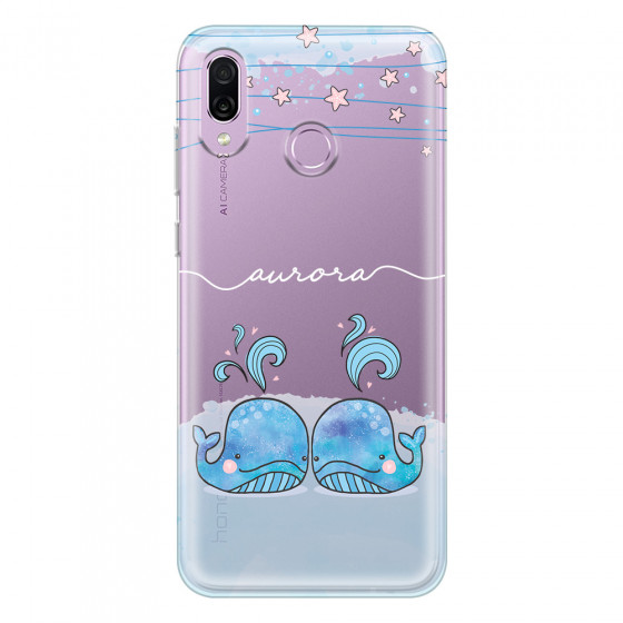 HONOR - Honor Play - Soft Clear Case - Little Whales White