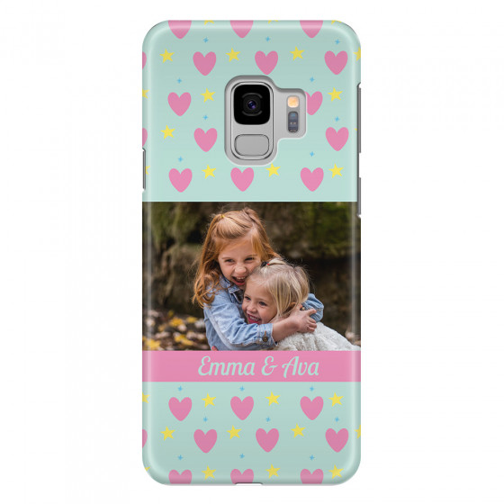 SAMSUNG - Galaxy S9 - 3D Snap Case - Heart Shaped Photo