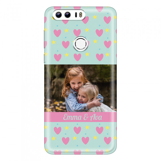 HONOR - Honor 8 - Soft Clear Case - Heart Shaped Photo
