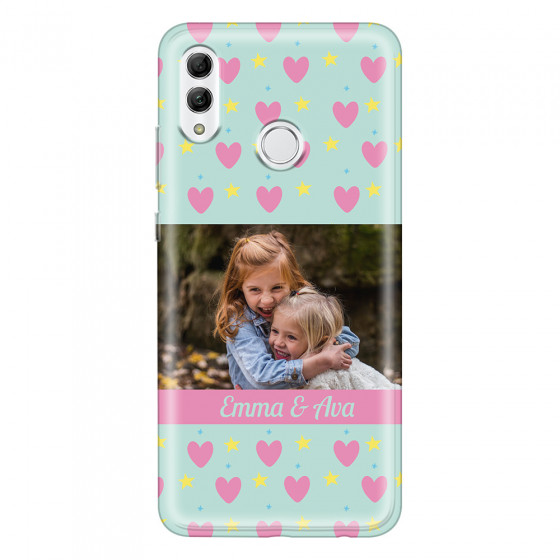 HONOR - Honor 10 Lite - Soft Clear Case - Heart Shaped Photo