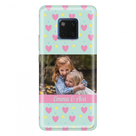 HUAWEI - Mate 20 Pro - Soft Clear Case - Heart Shaped Photo