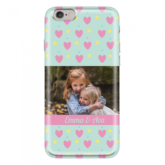 APPLE - iPhone 6S - Soft Clear Case - Heart Shaped Photo