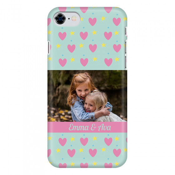 APPLE - iPhone 8 - 3D Snap Case - Heart Shaped Photo