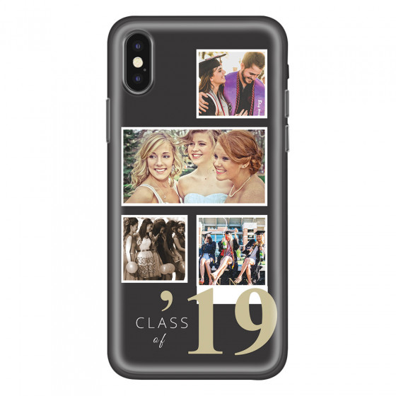 APPLE - iPhone XS - Soft Clear Case - Graduation Time