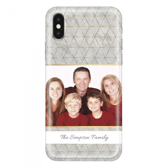APPLE - iPhone XS - Soft Clear Case - Happy Family