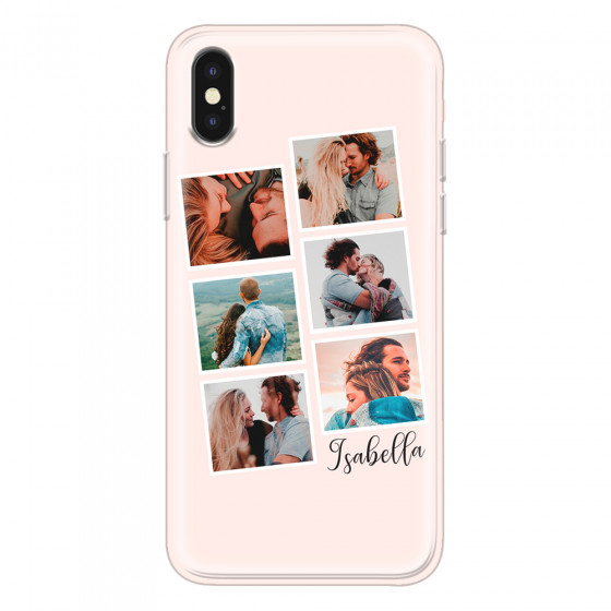 APPLE - iPhone XS - Soft Clear Case - Isabella