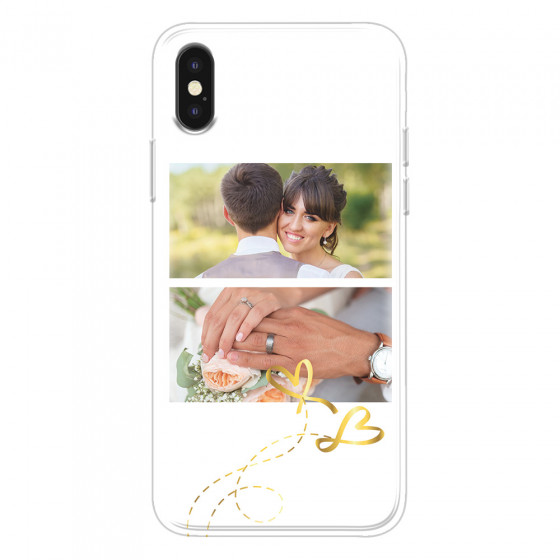 APPLE - iPhone XS - Soft Clear Case - Wedding Day