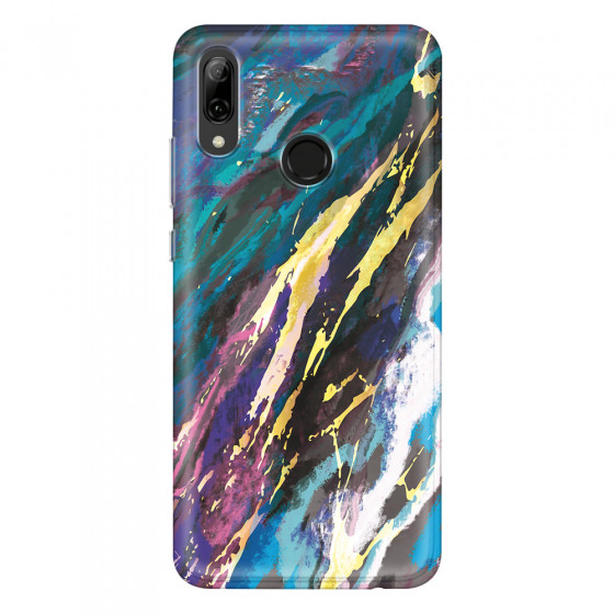 HUAWEI - P Smart 2019 - Soft Clear Case - Marble Bahama Blue