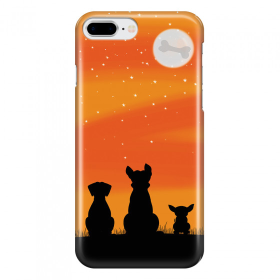 APPLE - iPhone 8 Plus - 3D Snap Case - Dog's Desire Orange Sky