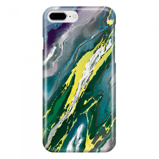 APPLE - iPhone 8 Plus - 3D Snap Case - Marble Rainforest Green