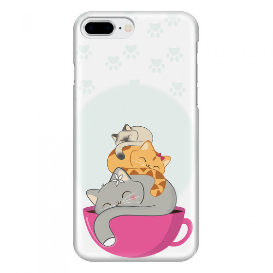 APPLE - iPhone 8 Plus - 3D Snap Case - Sleep Tight Kitty