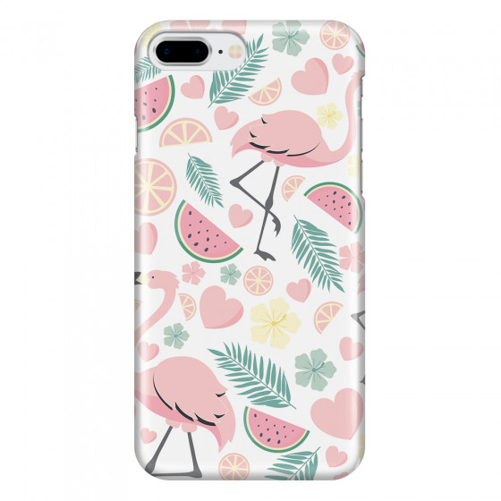 APPLE - iPhone 8 Plus - 3D Snap Case - Tropical Flamingo III