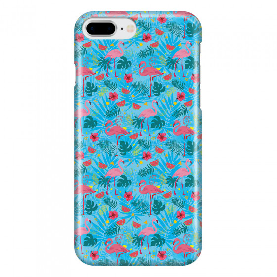 APPLE - iPhone 8 Plus - 3D Snap Case - Tropical Flamingo IV