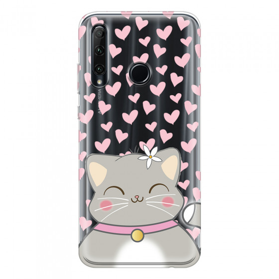 HONOR - Honor 20 lite - Soft Clear Case - Kitty
