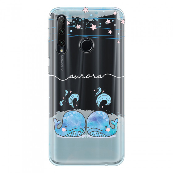HONOR - Honor 20 lite - Soft Clear Case - Little Whales White