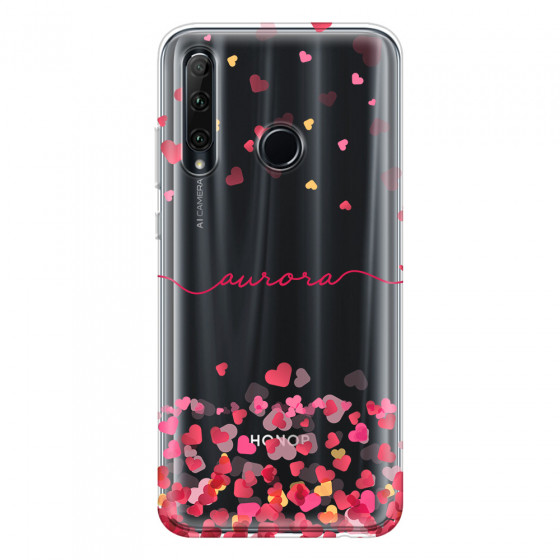 HONOR - Honor 20 lite - Soft Clear Case - Scattered Hearts