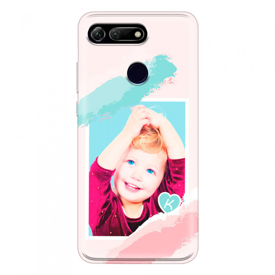 HONOR - Honor View 20 - Soft Clear Case - Kids Initial Photo