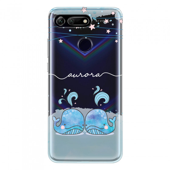 HONOR - Honor View 20 - Soft Clear Case - Little Whales White