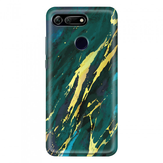 HONOR - Honor View 20 - Soft Clear Case - Marble Emerald Green