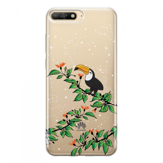 HUAWEI - Y6 2018 - Soft Clear Case - Me, The Stars And Toucan