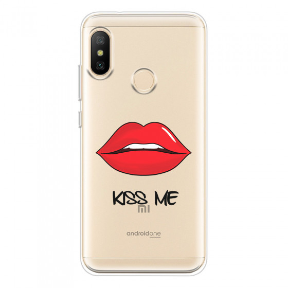 XIAOMI - Mi A2 Lite - Soft Clear Case - Kiss Me