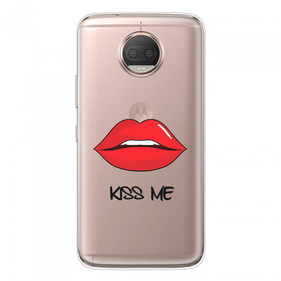 MOTOROLA by LENOVO - Moto G5s Plus - Soft Clear Case - Kiss Me