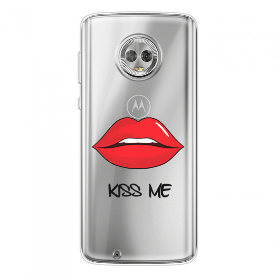MOTOROLA by LENOVO - Moto G6 - Soft Clear Case - Kiss Me
