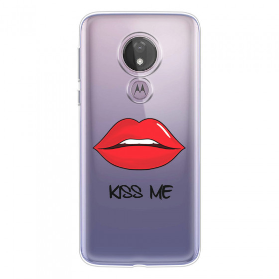 MOTOROLA by LENOVO - Moto G7 Power - Soft Clear Case - Kiss Me