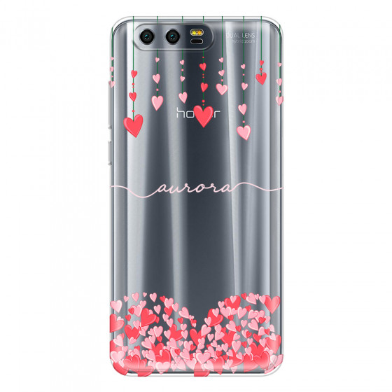 HONOR - Honor 9 - Soft Clear Case - Light Love Hearts Strings