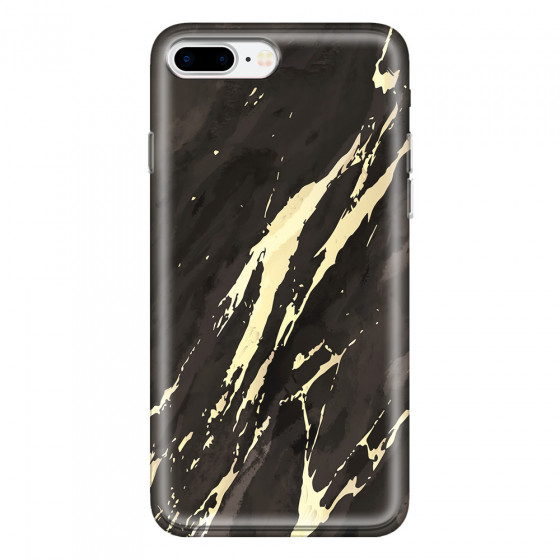 APPLE - iPhone 7 Plus - Soft Clear Case - Marble Ivory Black
