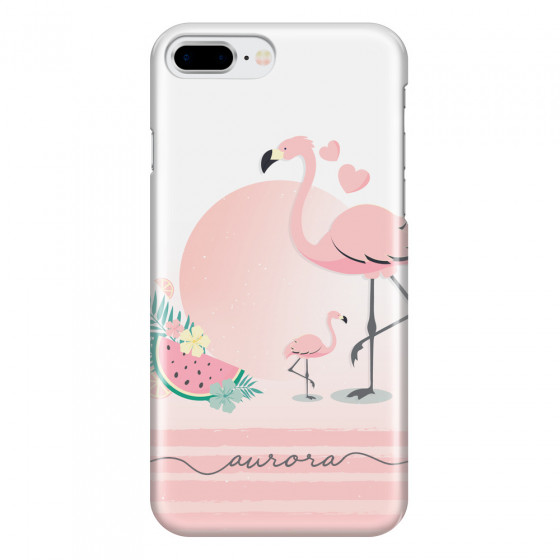 APPLE - iPhone 7 Plus - 3D Snap Case - Flamingo Vibes Handwritten
